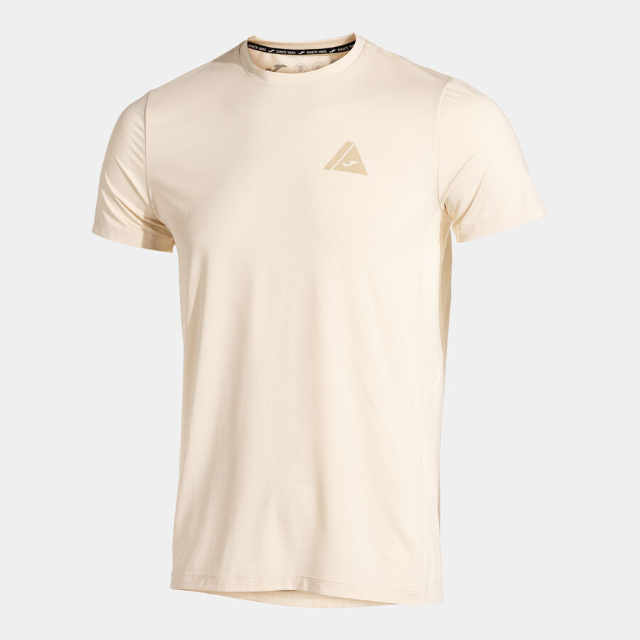 INDOOR GYM SHORT SLEEVE T-SHIRT BEIGE