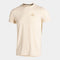 INDOOR GYM SHORT SLEEVE T-SHIRT BEIGE