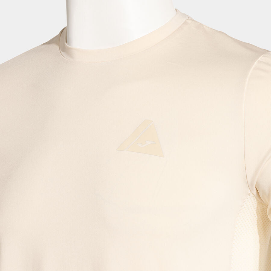 INDOOR GYM SHORT SLEEVE T-SHIRT BEIGE