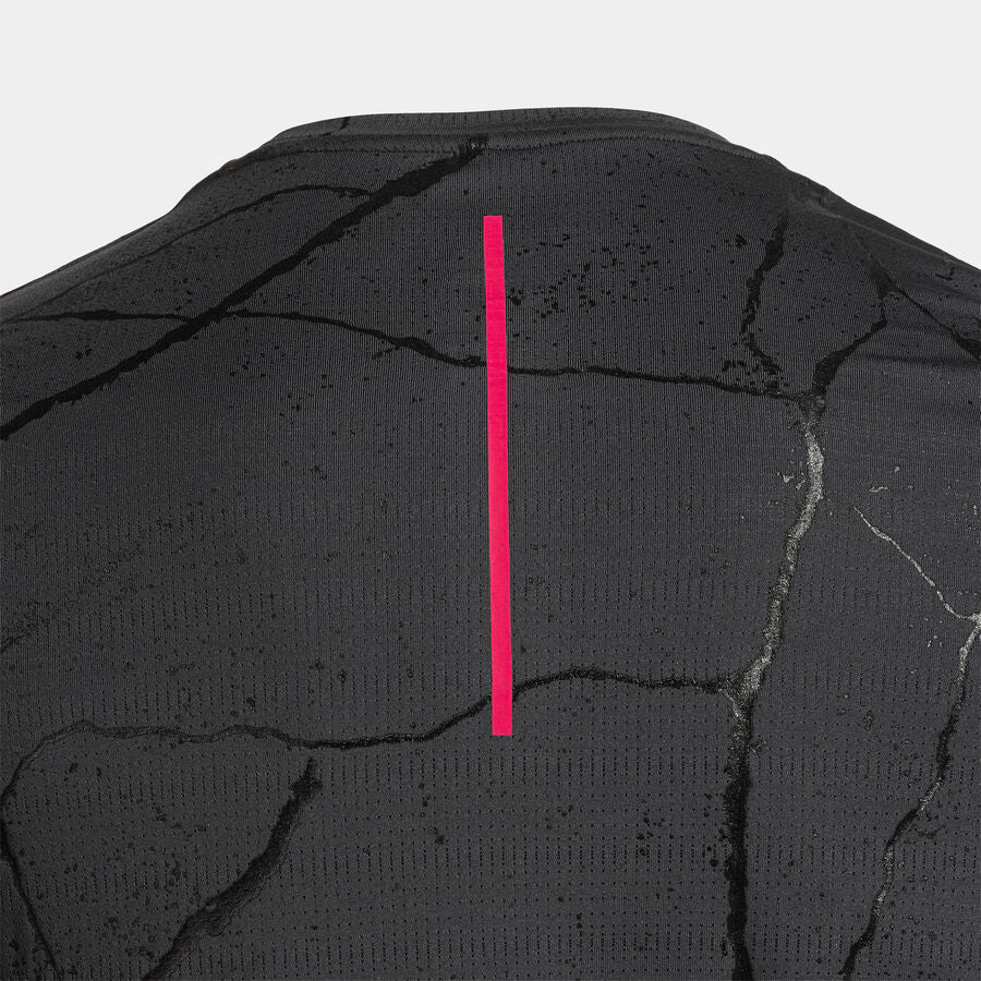 R-NIGHT SHORT SLEEVE T-SHIRT DARK GRAY