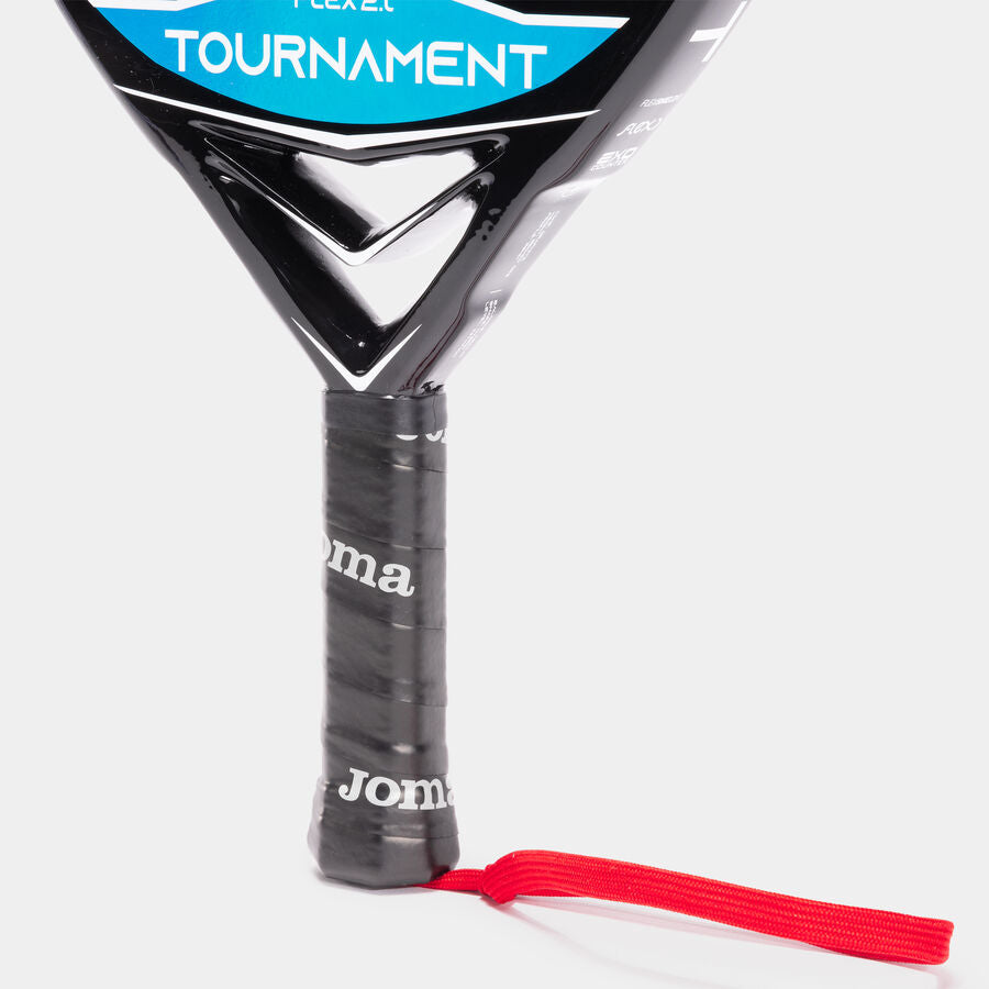 TOURNAMENT FLEX PADDLE RACKET BLACK RED