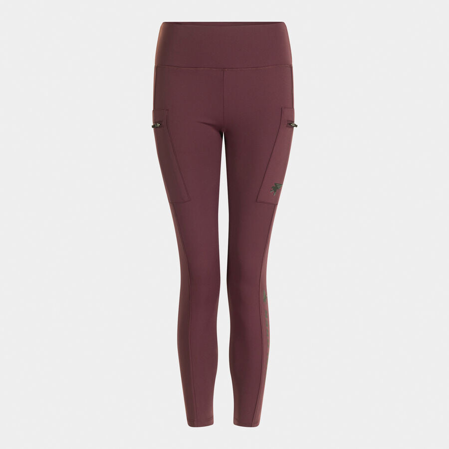 EXPLORER LONG TIGHTS BURGUNDY