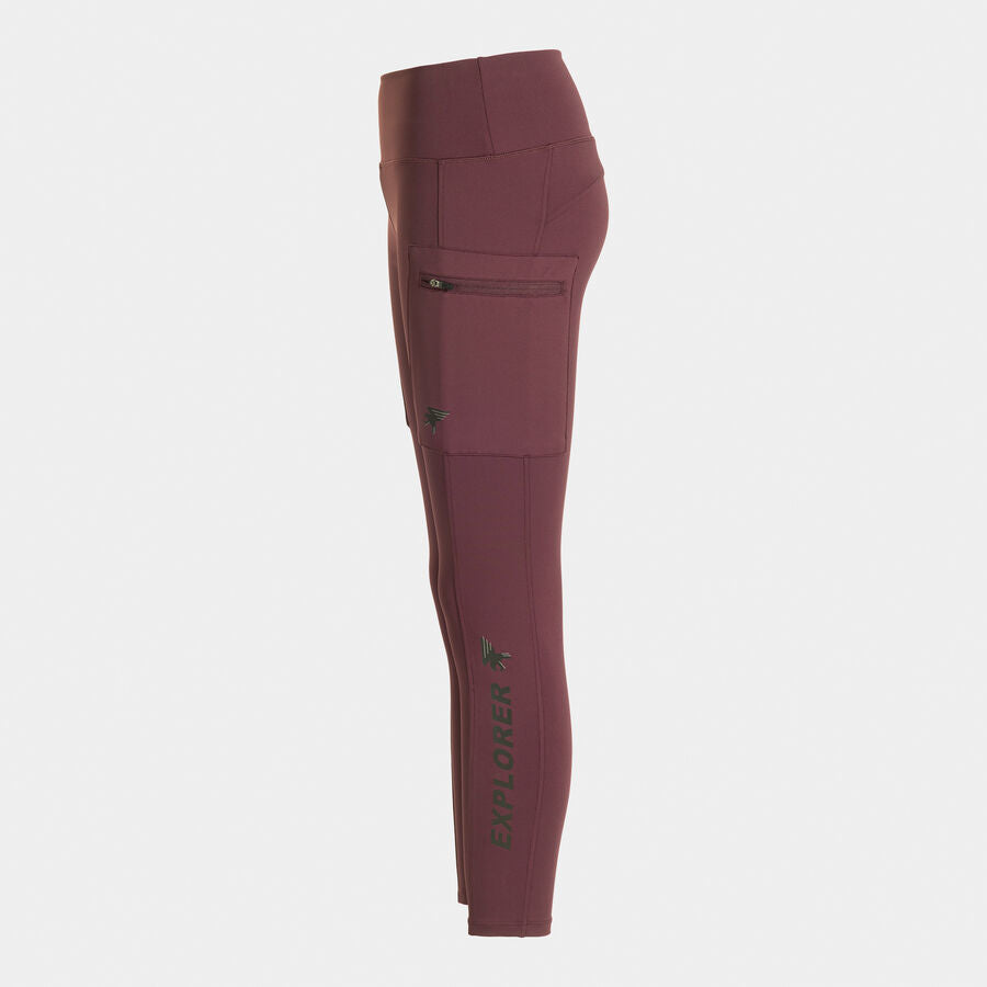 EXPLORER LONG TIGHTS BURGUNDY