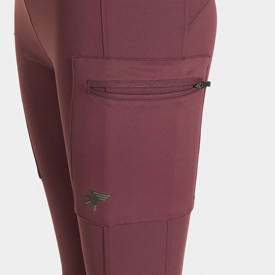 EXPLORER LONG TIGHTS BURGUNDY