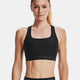 Crossback Mid Bra - Black