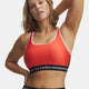 Crossback Mid Bra - Black&white Red