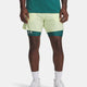 UA Vanish Elite 6in Short - Green Light